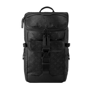 M46799 Louis Vuitton Ski Mountain Mens Backpack Patent Leather Black